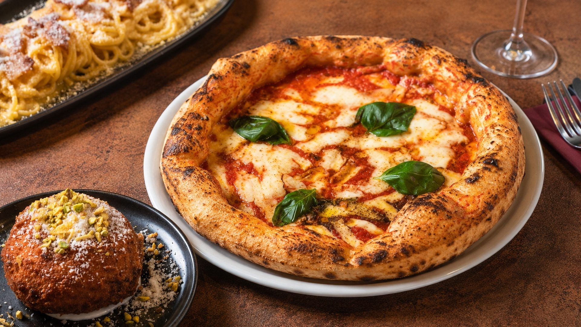 Pizza napolitana auténtica en Artéteca, pizzería italiana cerca de la Sagrada Família en Barcelona